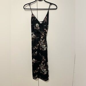 ASTR Floral Wrap Dress S